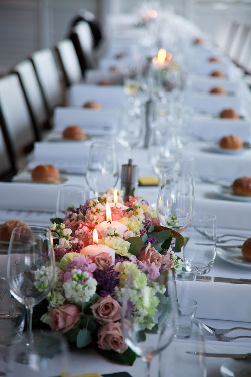 Candle-Wedding-table-centrepiece3 sails on lavender bay wedding